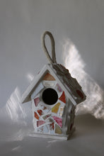 Load image into Gallery viewer, Red Orange and Yellow Mosaic Birdhouse