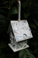 Load image into Gallery viewer, Green Blue Purple DIY Mosaic Birdhouse Kit
