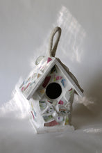 Load image into Gallery viewer, Multicolored Mosaic Birdhouse
